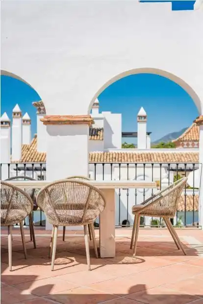 Terraza de Apartamento en venta en Marbella con Aire acondicionado, Calefacción y Parquet