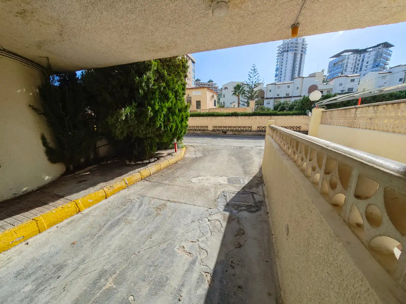 Vista exterior de Estudio en venta en Calpe / Calp con Aire acondicionado, Calefacción y Terraza
