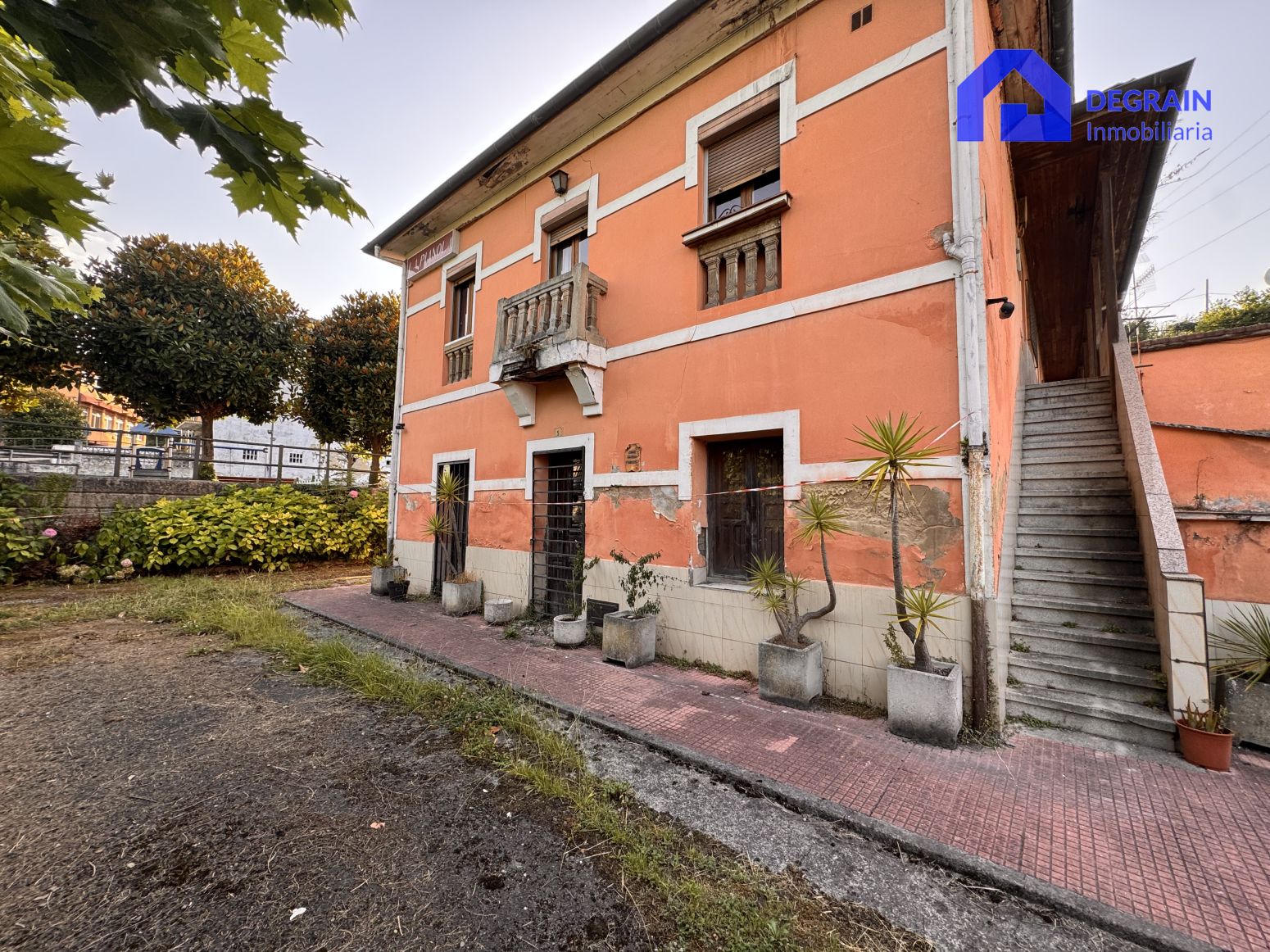 Exterior view of House or chalet for sale in Ribera de Arriba  with Private garden
