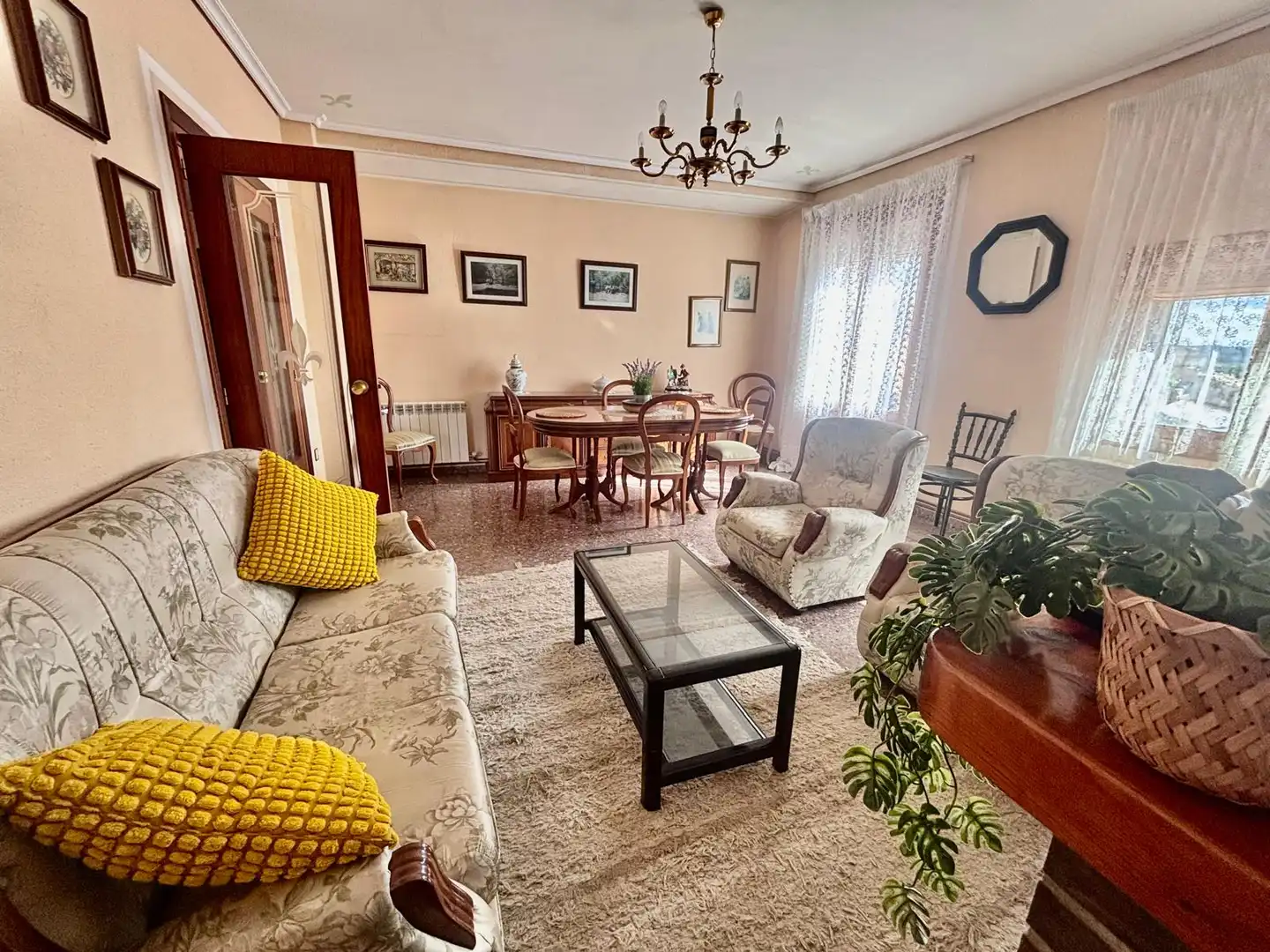 Living room of Houses for sale in Bulbuente  with Heating, Storage room and Furnished