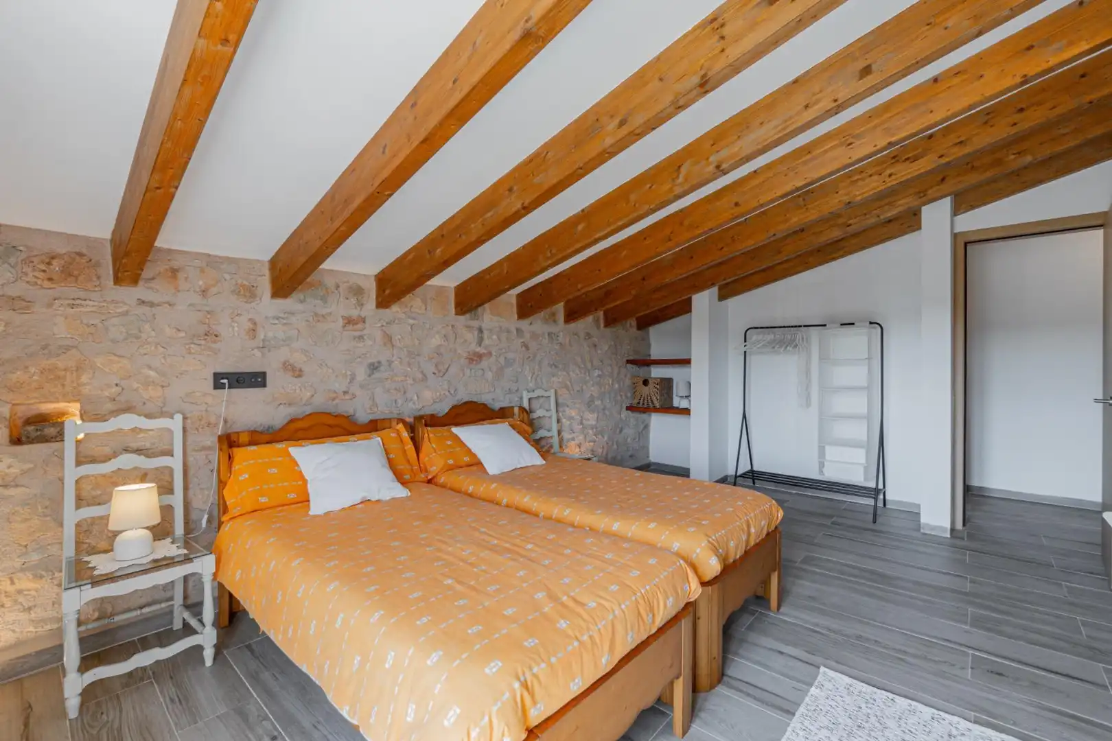 Schlafzimmer von Country house zur Miete in Manacor mit Klimaanlage, Heizung und Privatgarten