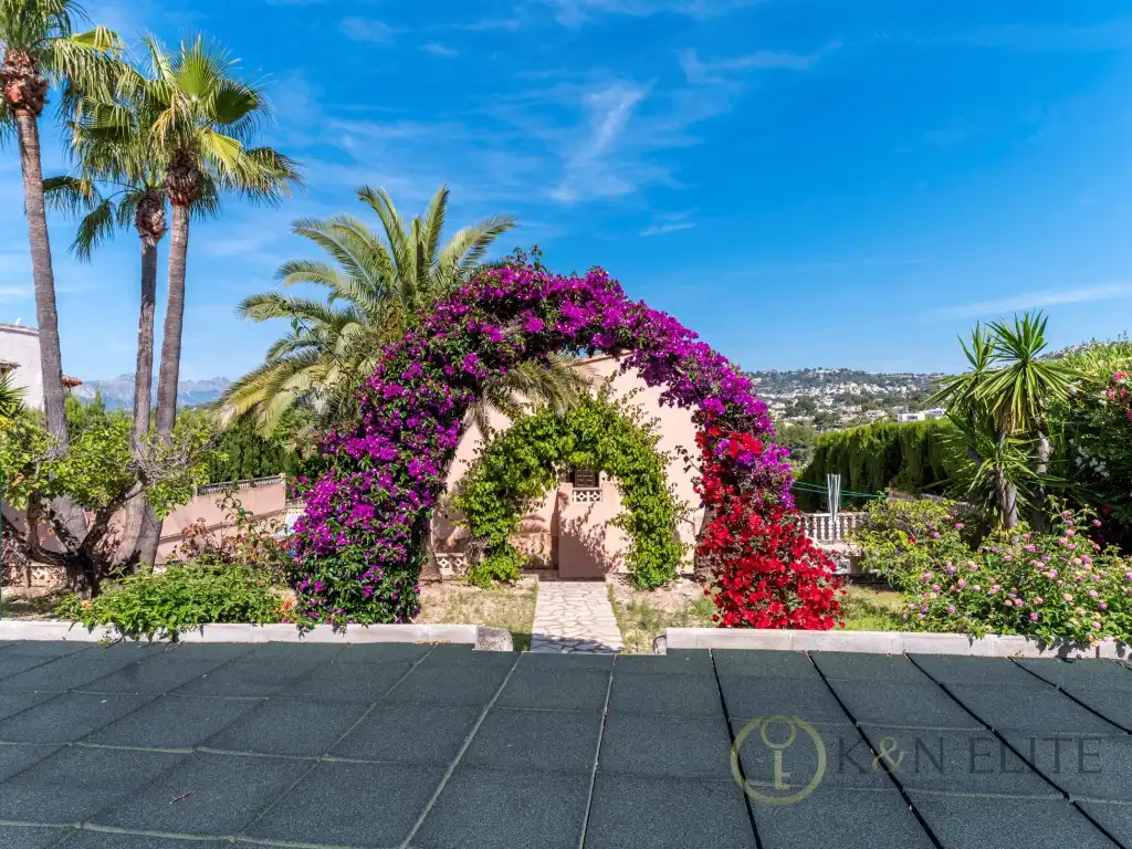 Jardí de Casa o xalet en venda en Benissa amb Calefacció, Jardí privat i Piscina