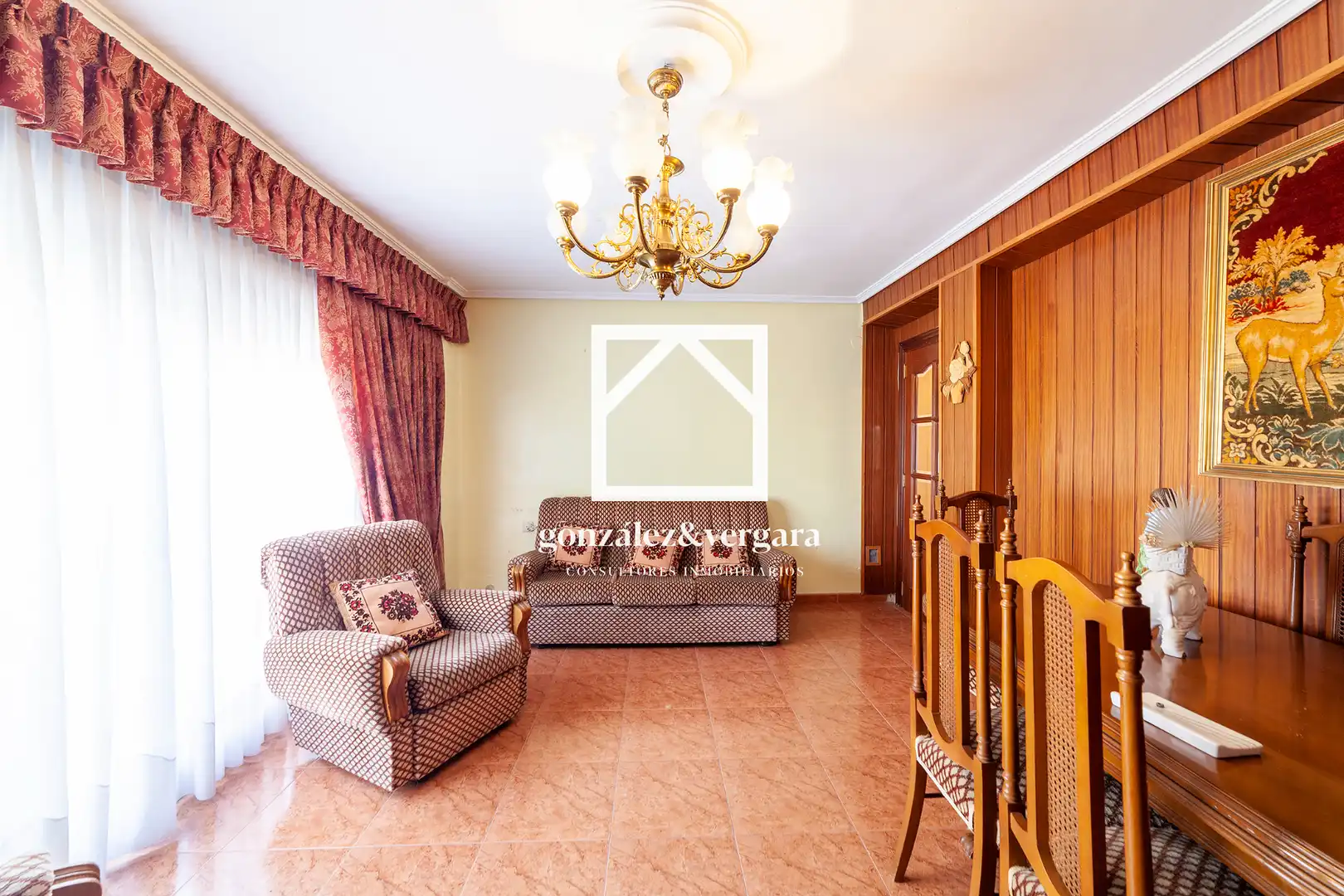 Sala de estar de Piso en venta en Valencia con Aire acondicionado y Balcón