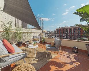 Terrassa de Apartament de lloguer en  Barcelona Capital amb Aire condicionat, Calefacció i Parquet