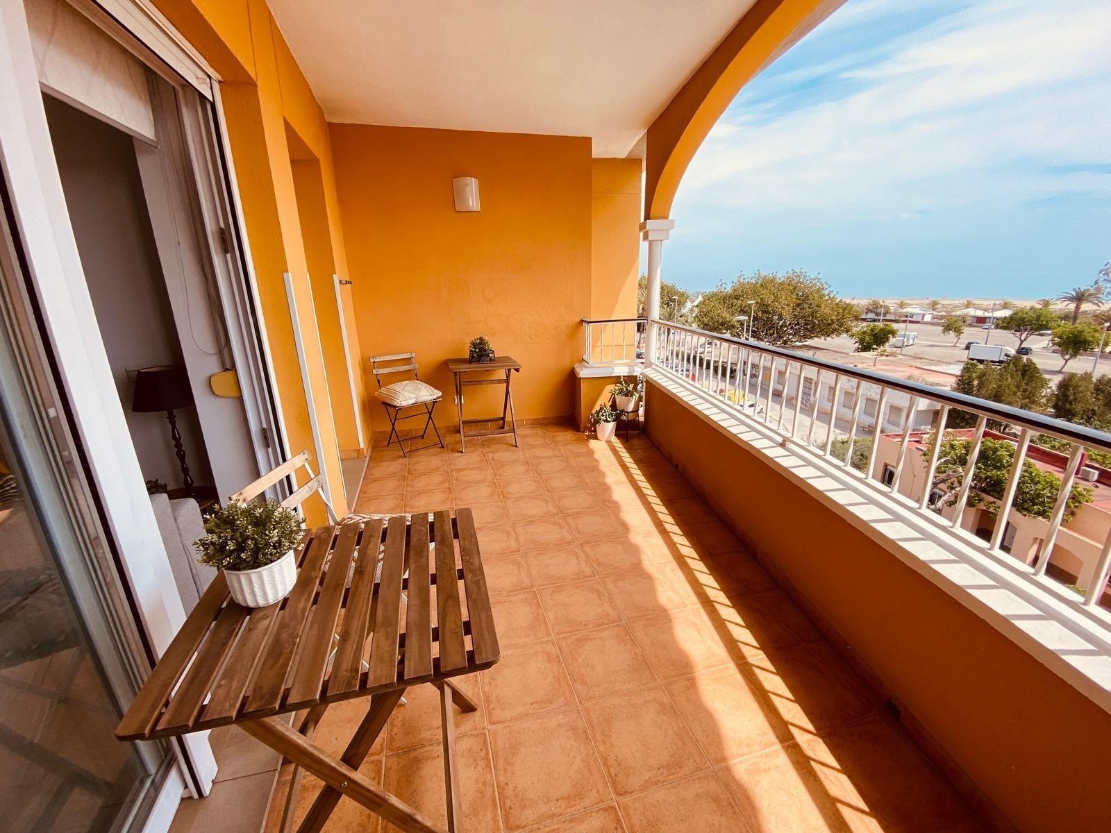 Terrasse von Wohnung miete in Sagunto / Sagunt mit Klimaanlage, Heizung und Terrasse