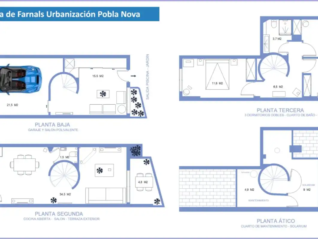 Houses for sale in Platja de la Pobla de Farnals