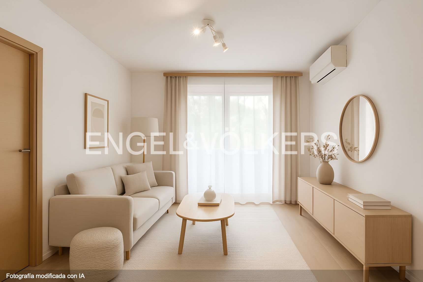 Sala d'estar de Apartament en venda en Santa Coloma de Cervelló amb Aire condicionat, Calefacció i Balcó