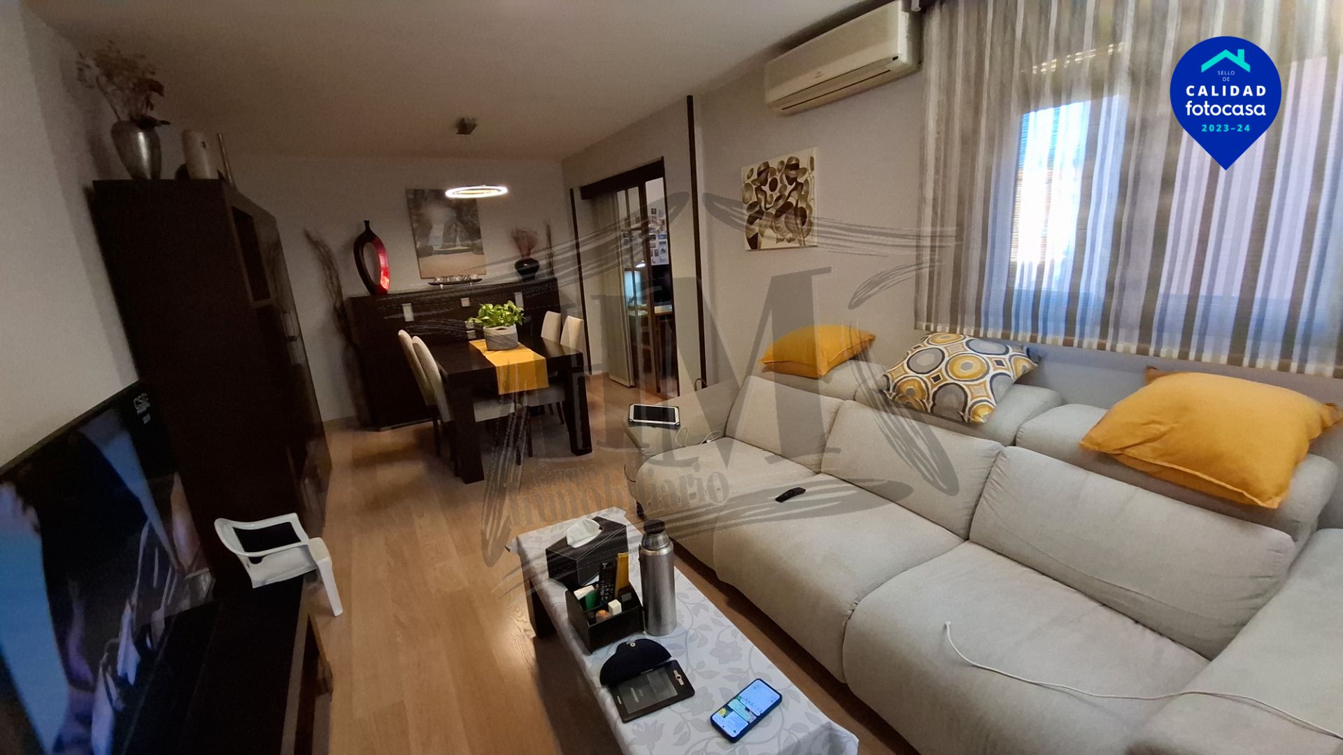 Living room of Flat for sale in San Fernando de Henares  with Air Conditioner, Heating and Parquet flooring