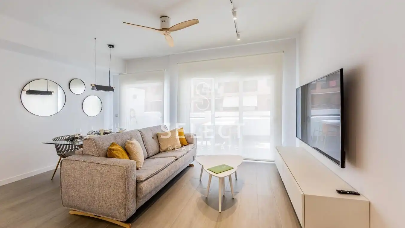 Sala de estar de Apartamento en venta en Motril con Aire acondicionado, Calefacción y Jardín privado