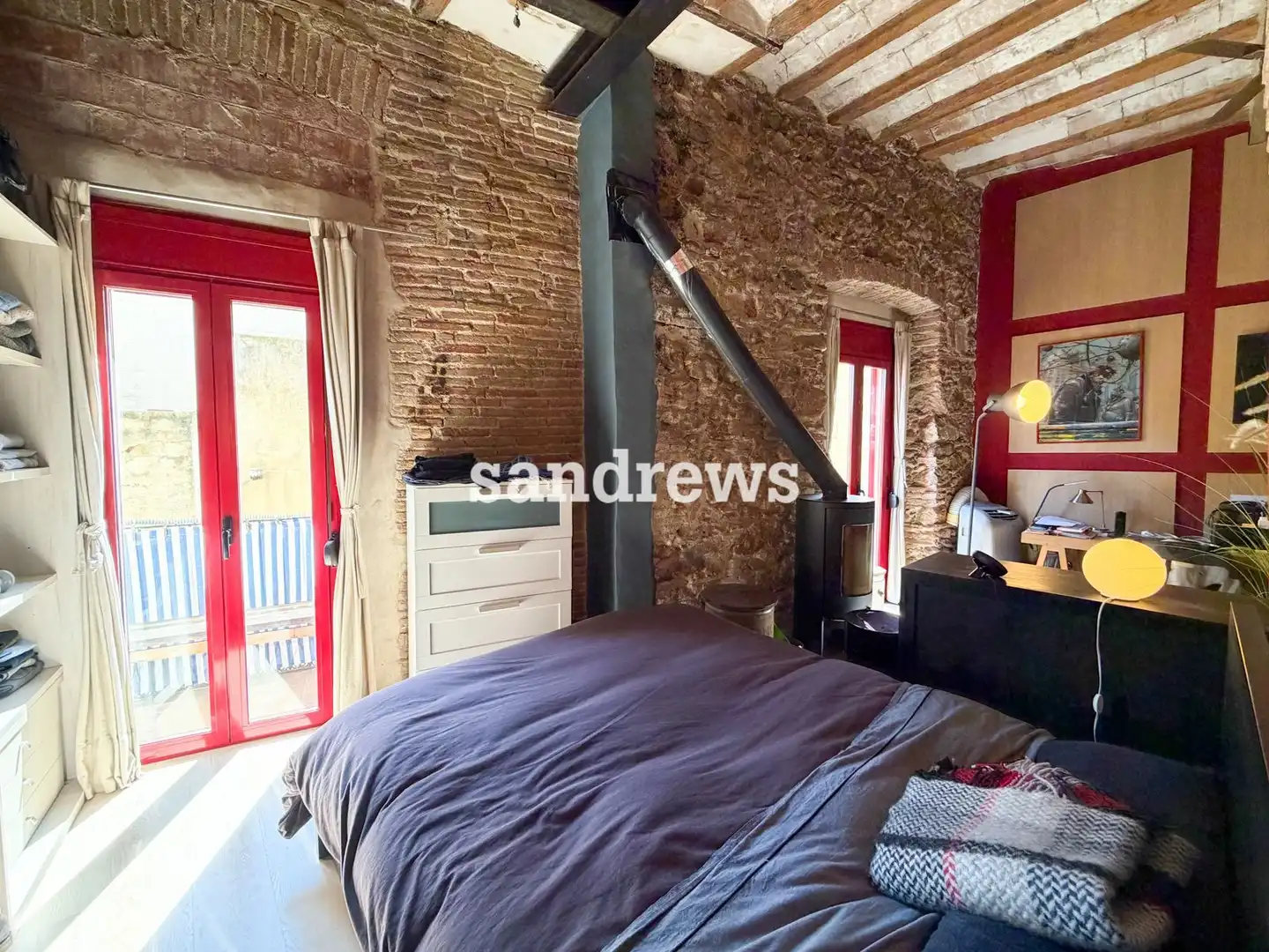 Bedroom of Flat for sale in Figueres  with Heating