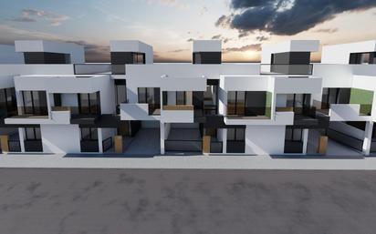 Exterior view of House or chalet for sale in Roquetas de Mar  with Air Conditioner, Private garden and Terrace