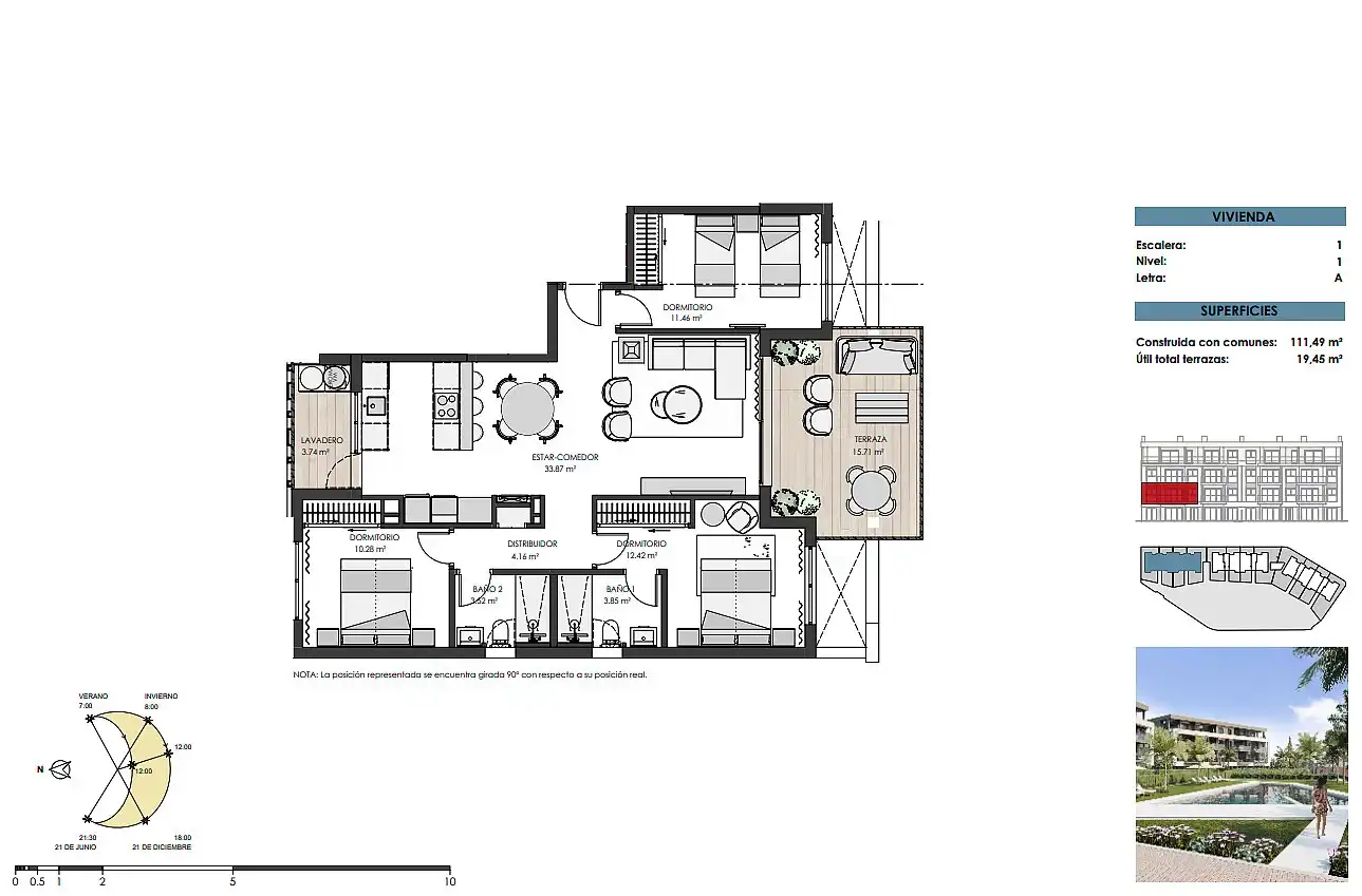 Appartement compact avec terrasse à vendre à Mar Menor Golf, imagen 25