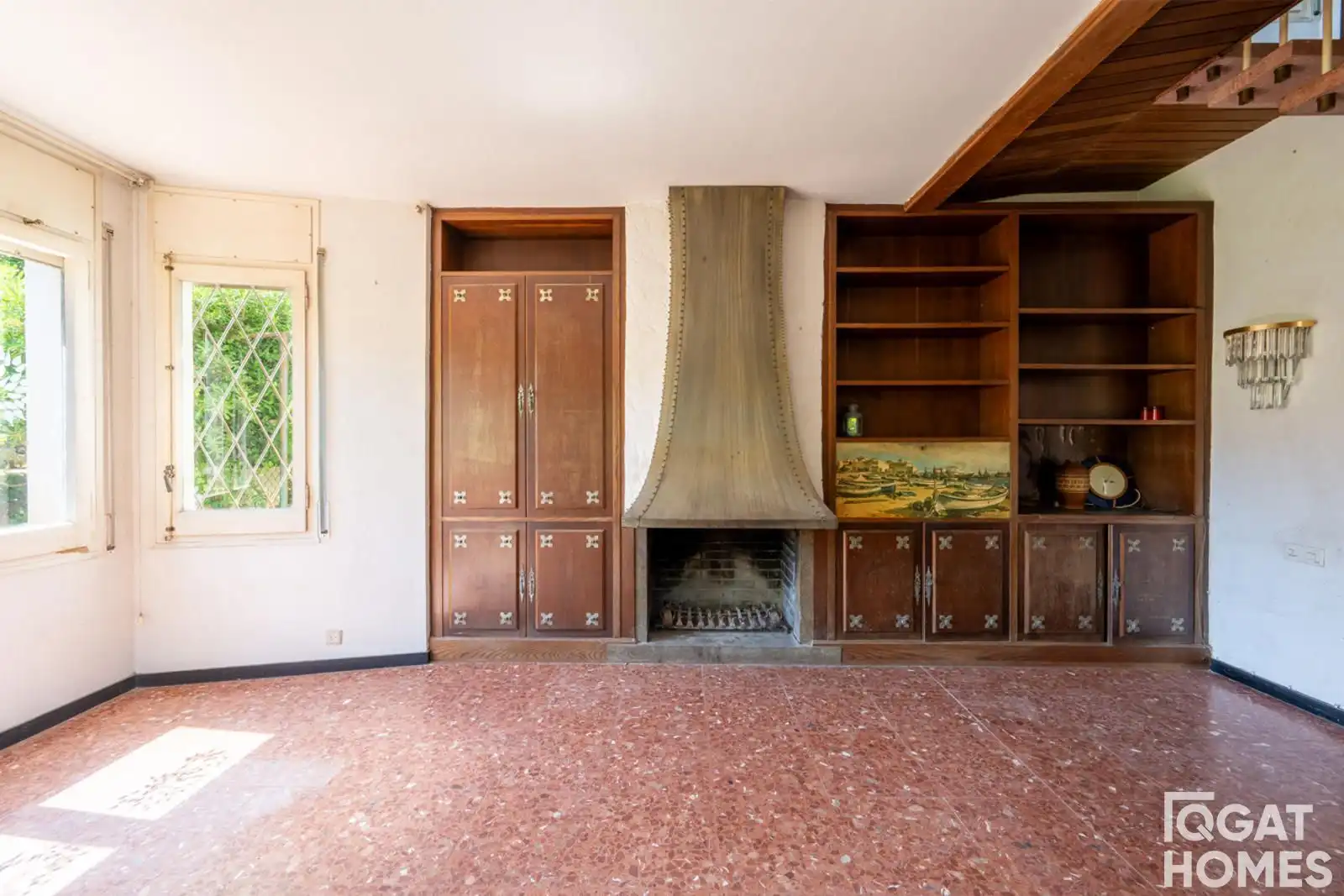 Sala d'estar de Casa o xalet en venda en Molins de Rei amb Traster i Piscina