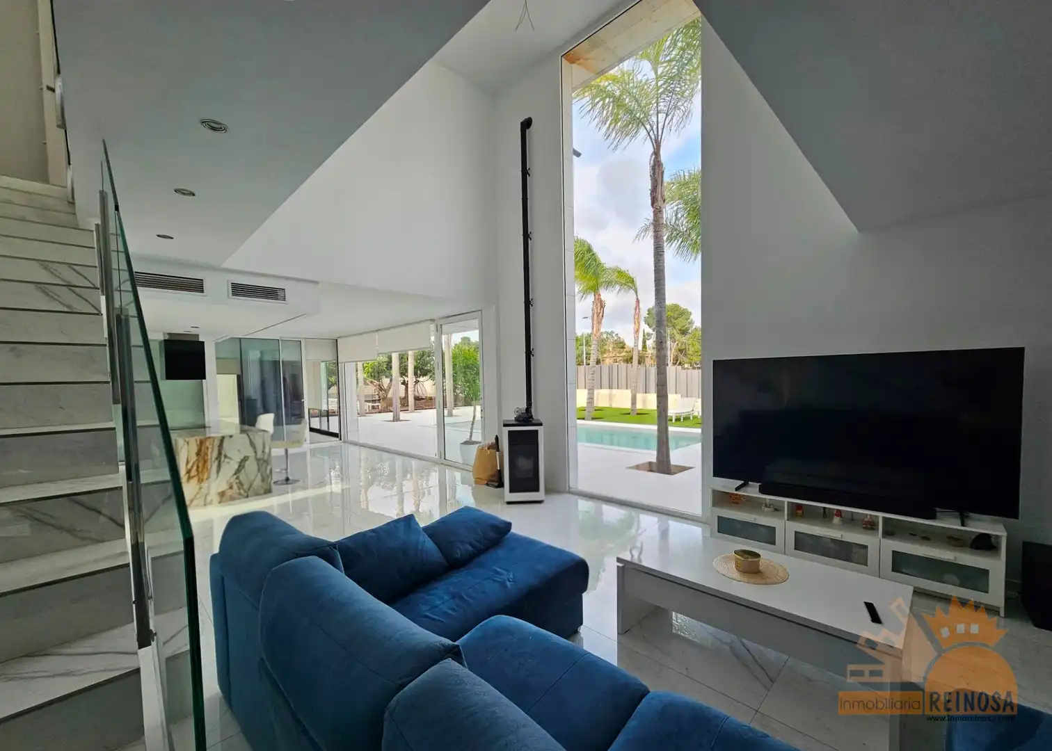 Sala de estar de Casa o chalet en venta en Molina de Segura con Aire acondicionado, Jardín privado y Terraza