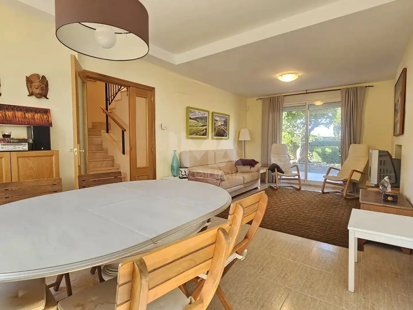 Sala de estar de Casa adosada en venta en Montealegre 