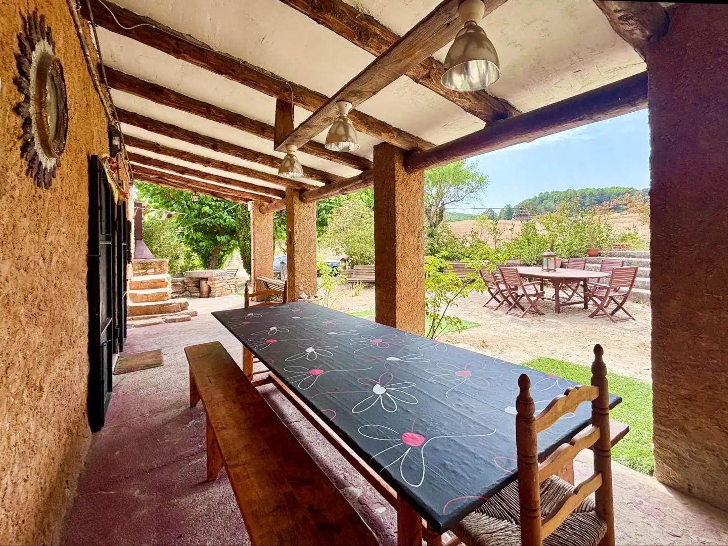 Terrace of Country homes for sale in Querol  with Heating, Terrace and Swimming Pool