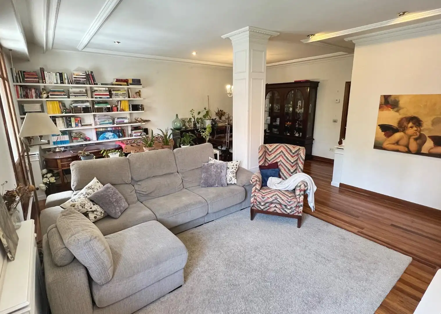 Sala de estar de Piso en venta en Bilbao  con Calefacción y Amueblado
