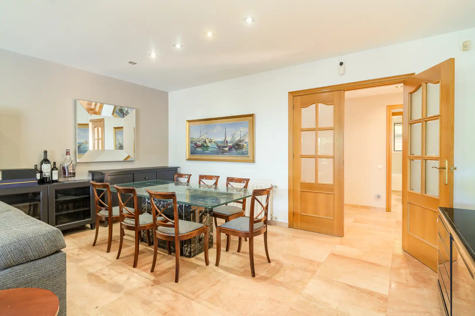 Comedor de Casa adosada en venta en Teià con Aire acondicionado, Calefacción y Jardín privado