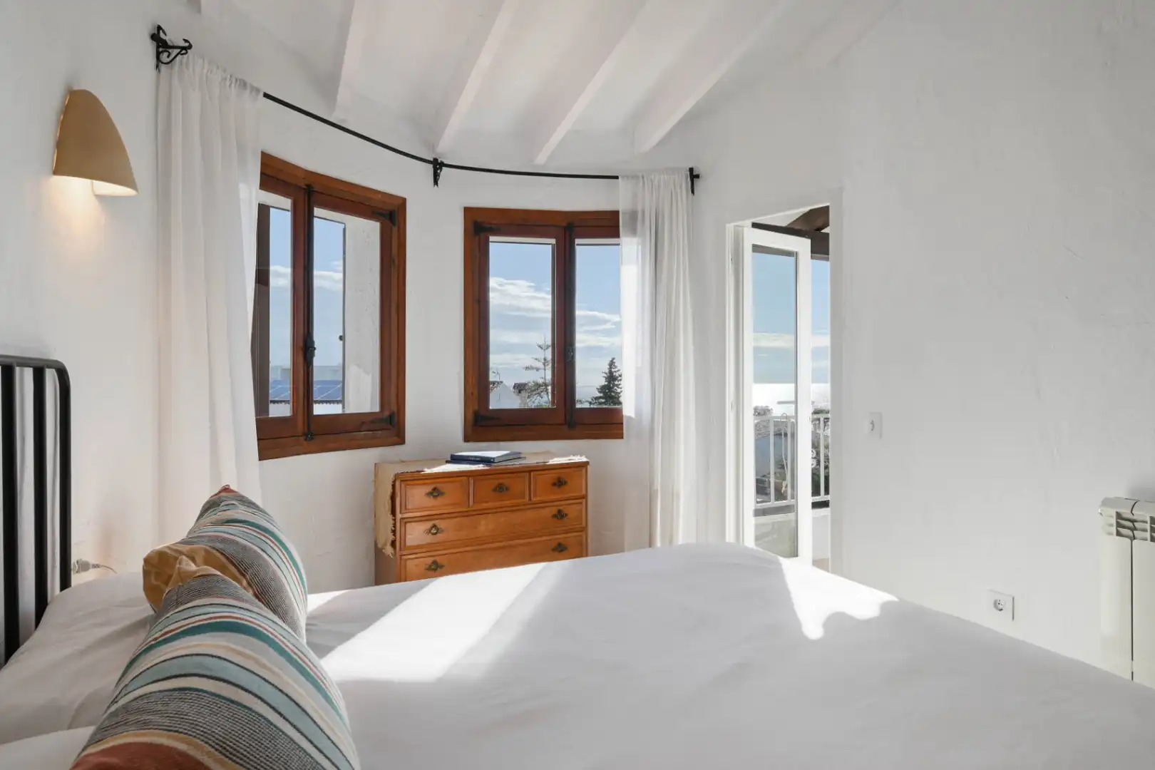 Habitación de Finca rústica de alquiler en Moraira con Aire acondicionado, Calefacción y Terraza