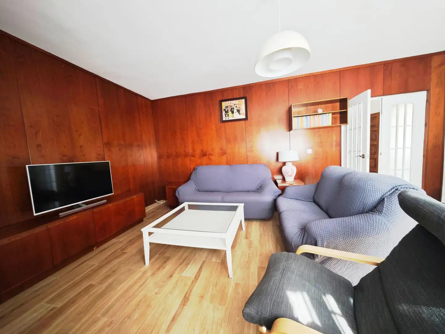 Wohnzimmer von Haus oder Chalet zur Miete in Alhaurín de la Torre mit Klimaanlage, Heizung und Privatgarten