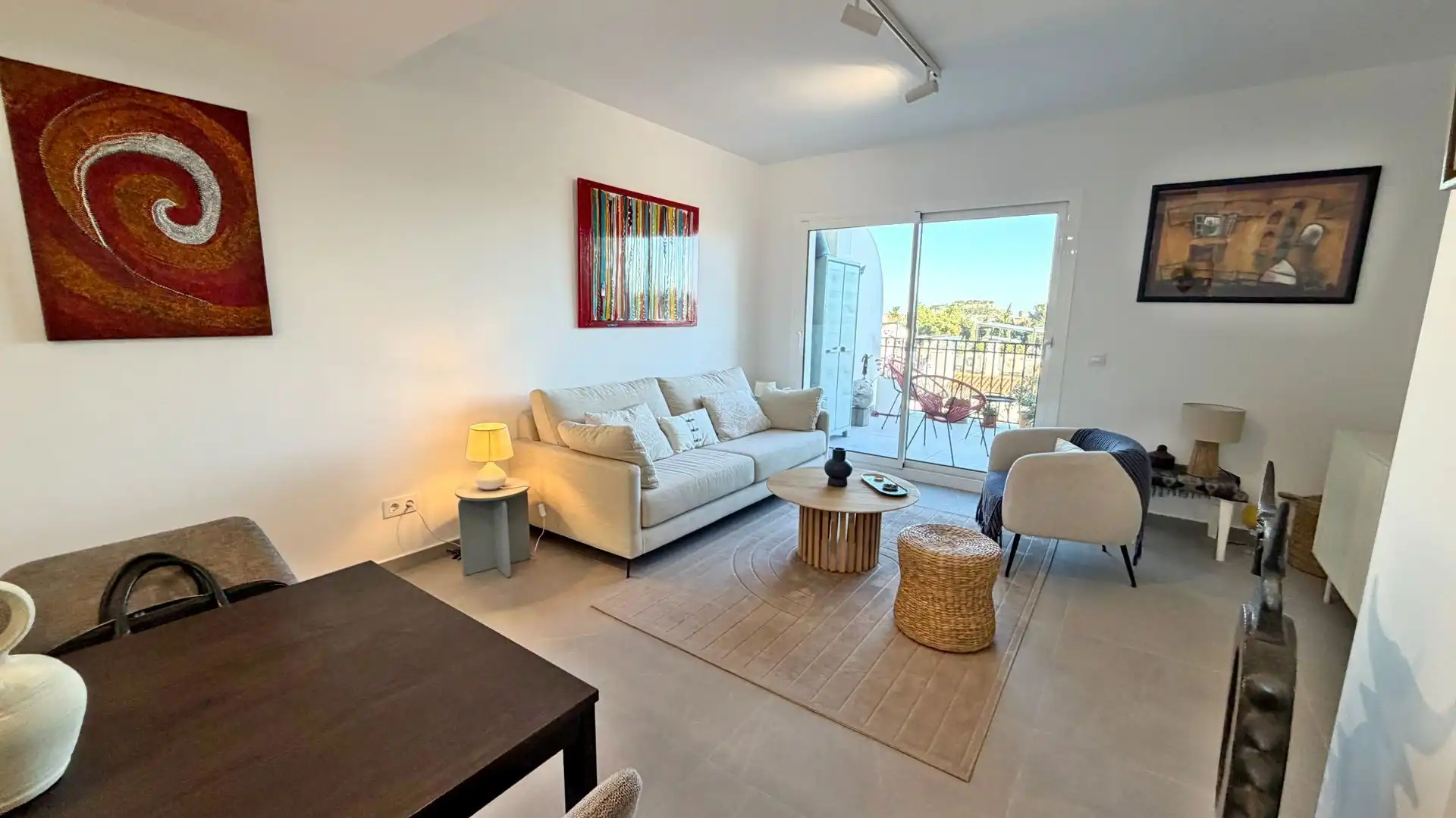 Living room of Attic for sale in El Montgó