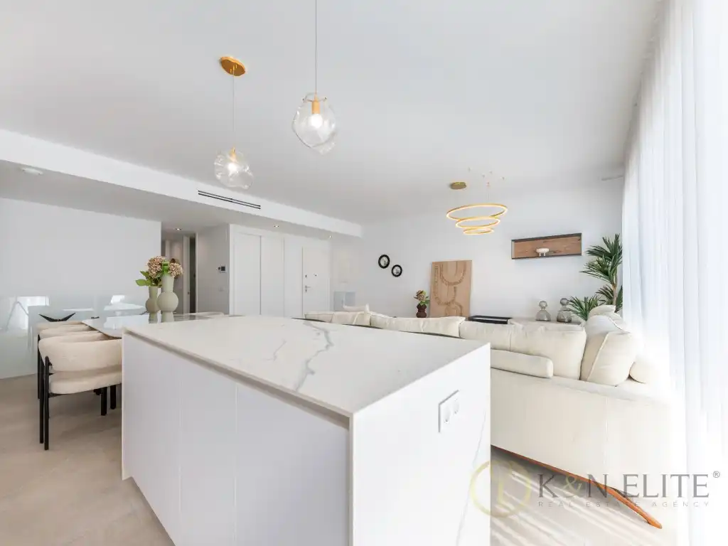 Küche von Maisonette zum Verkauf in Benidorm mit Klimaanlage und Terrasse