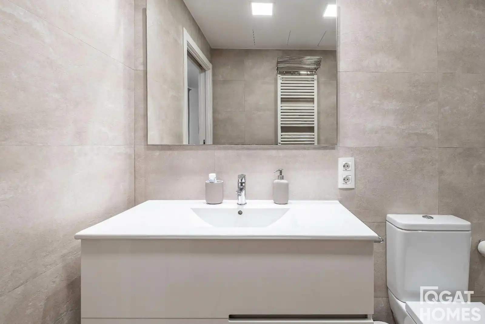 Badezimmer von Wohnung zur Miete in Rubí mit Klimaanlage und Möbliert