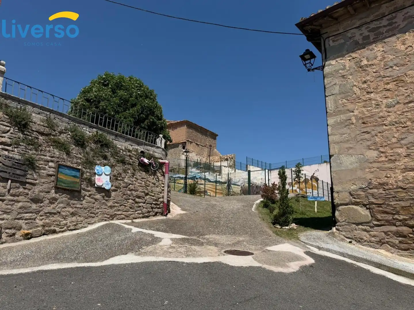 Exterior view of Houses for sale in Briviesca  with Heating, Storage room and Furnished