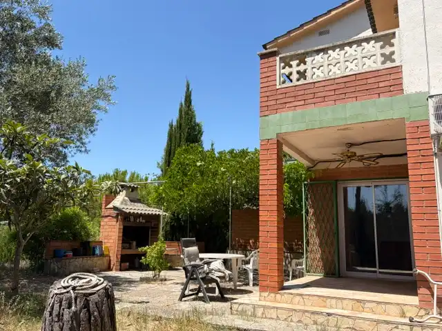 Terrasse von Haus oder Chalet zum Verkauf in Els Hostalets de Pierola mit Klimaanlage, Heizung und Privatgarten