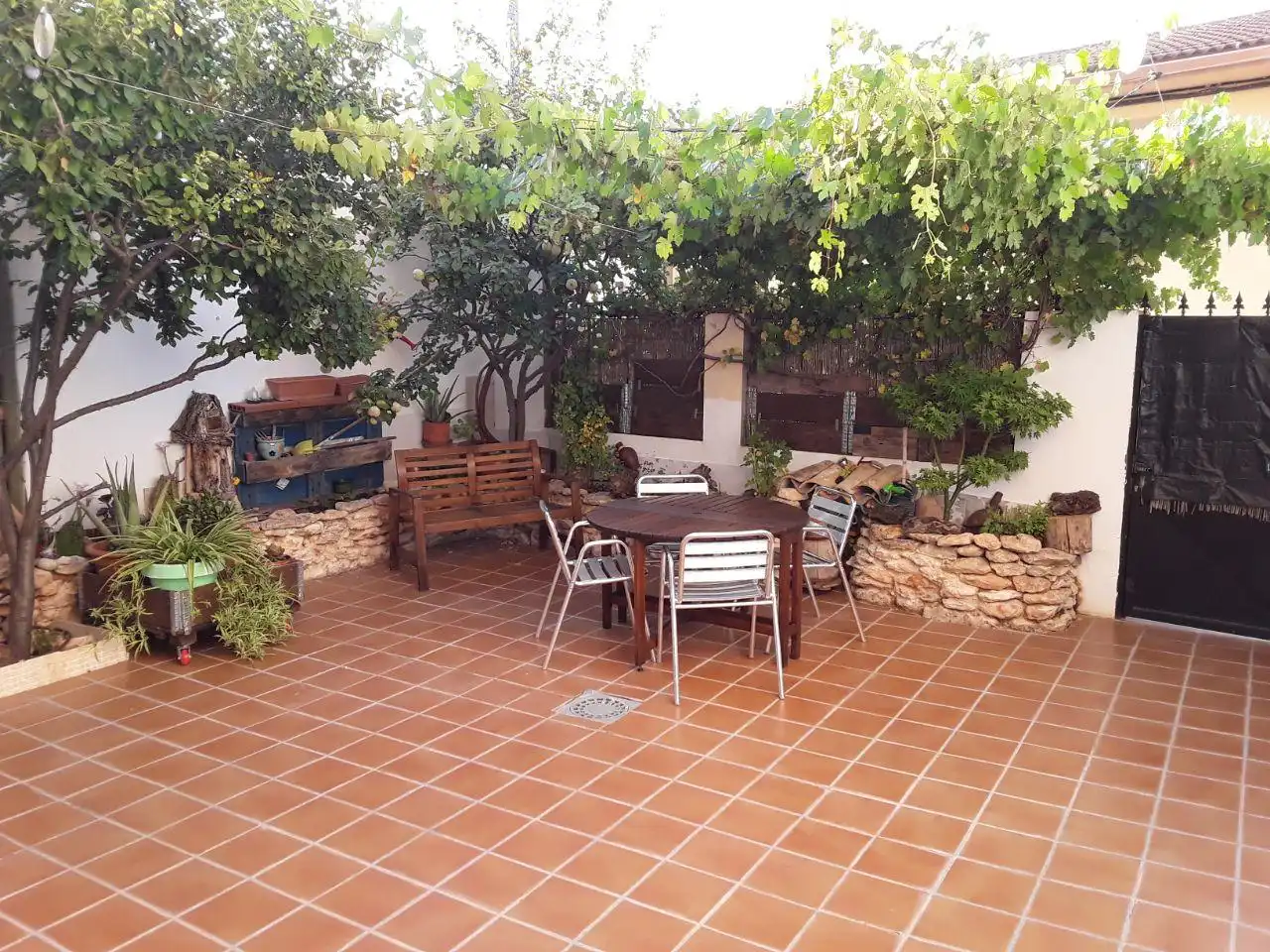 Terrassa de Casa o xalet en venda en Fuente de Pedro Naharro amb Calefacció i Moblat