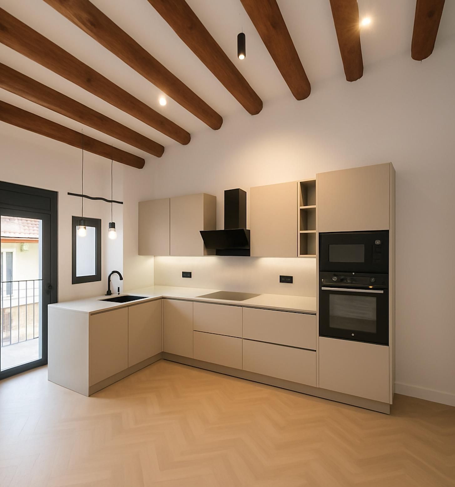 Cuina de Apartament en venda en Mataró amb Calefacció i Terrassa