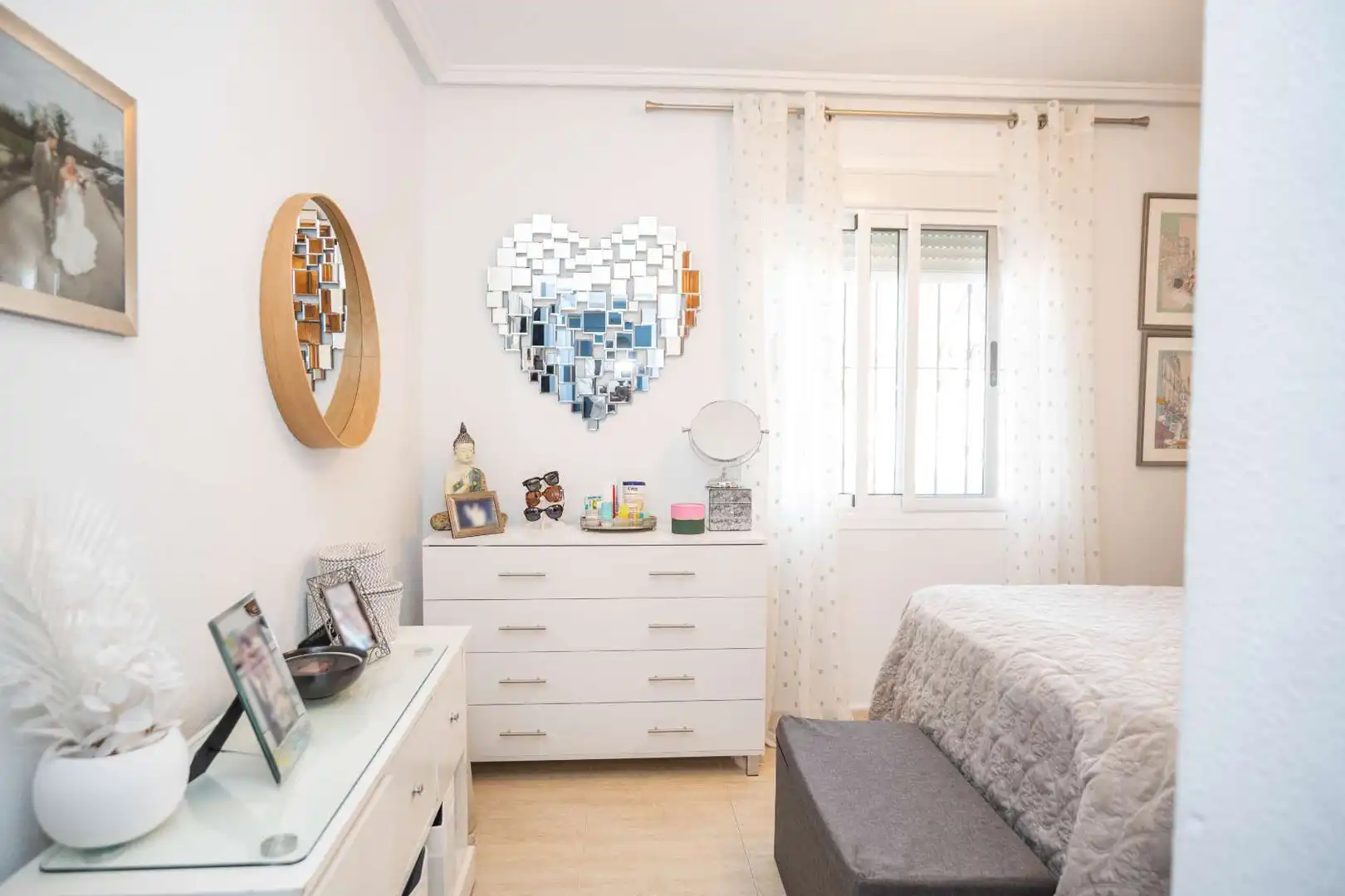 Dormitori de Casa adosada en venda en Mazarrón amb Jardí privat, Terrassa i Piscina