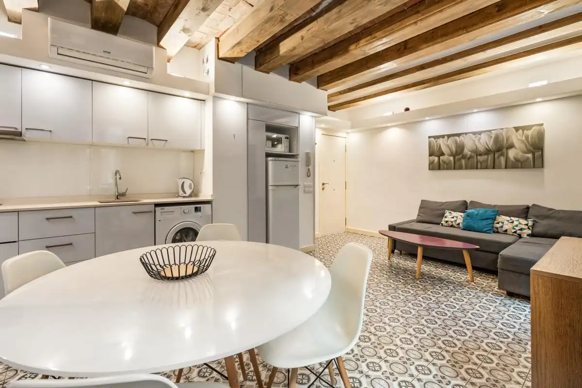 Cocina de Piso en venta en Barcelona con Aire acondicionado, Calefacción y Amueblado