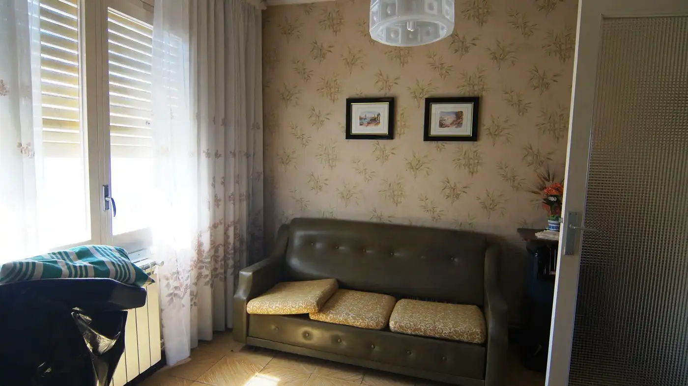 Sala d'estar de Casa adosada en venda en Móra la Nova amb Calefacció, Terrassa i Moblat