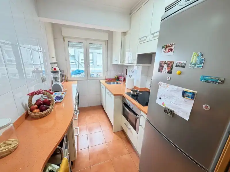 Kitchen of Flat for sale in Santander  with Heating, Private garden and Parquet flooring