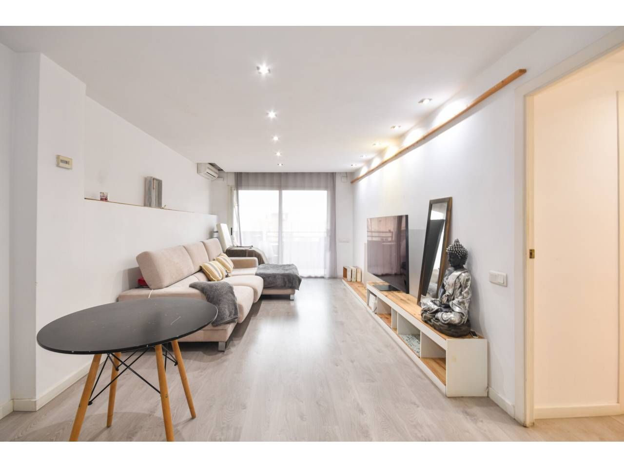 Sala d'estar de Pis en venda en Mollet del Vallès amb Aire condicionat, Calefacció i Parquet