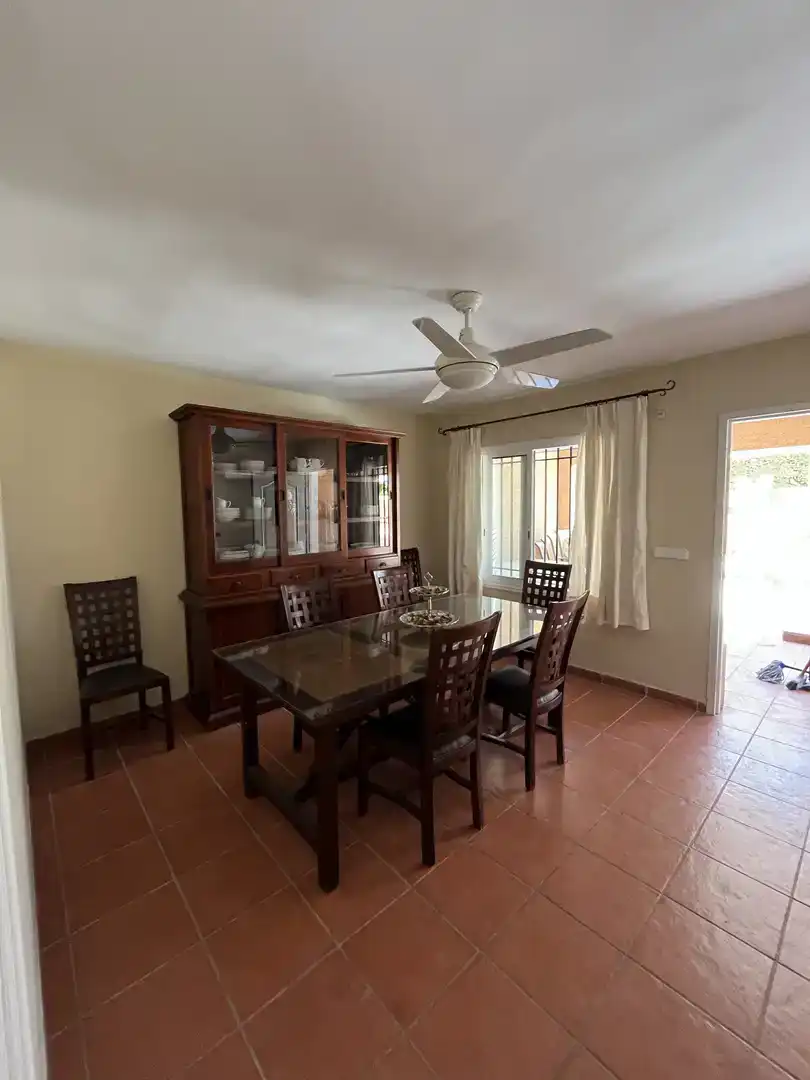 Comedor de Casa o chalet de alquiler en Mazarrón con Aire acondicionado, Jardín privado y Trastero