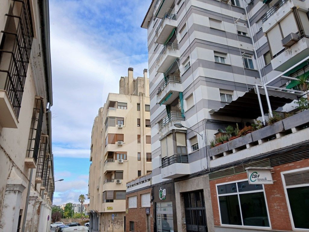 Exterior view of Flat for sale in Badajoz Capital  with Air Conditioner and Furnished