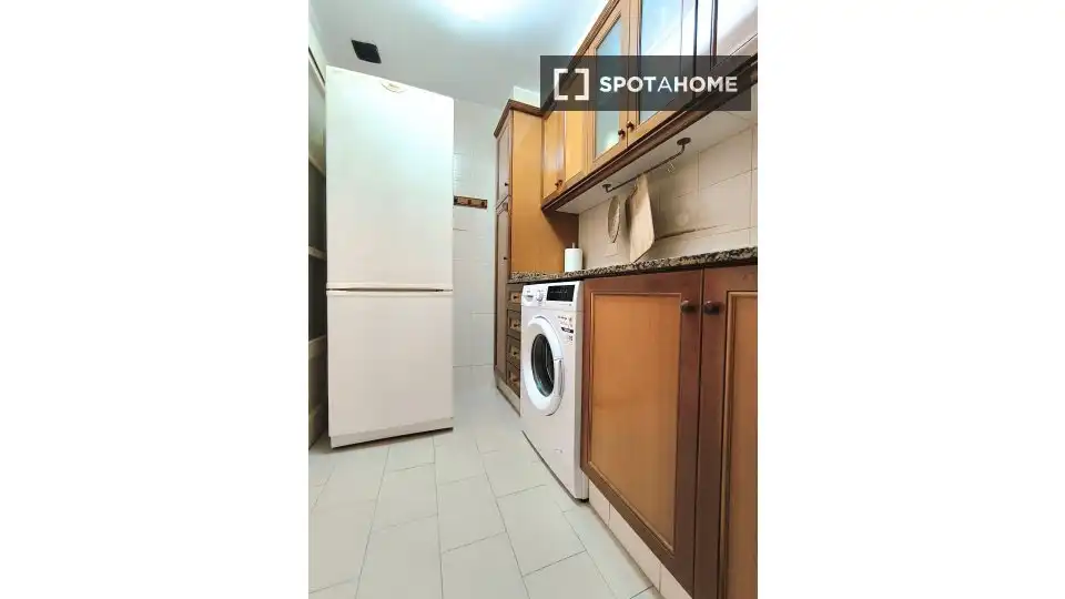 Cocina de Piso de alquiler en Sueca con Aire acondicionado, Calefacción y Amueblado