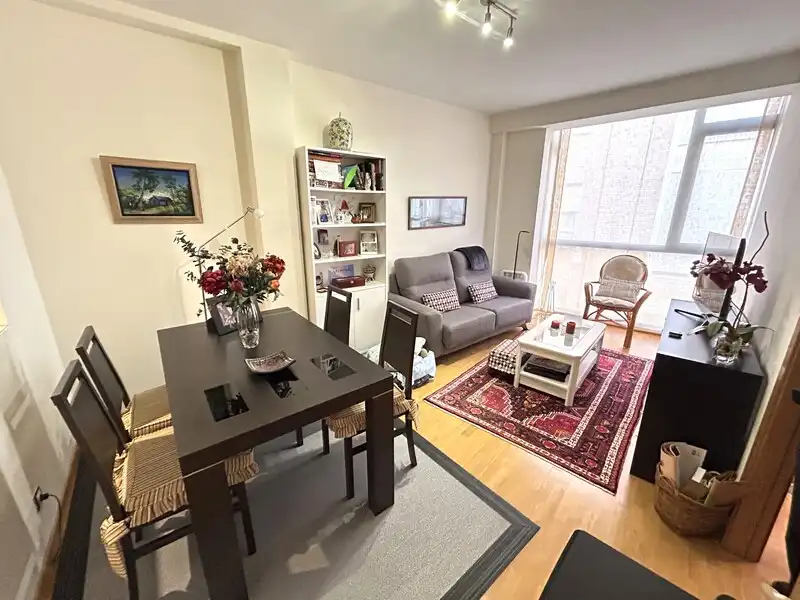 Living room of Flat for sale in  Madrid Capital  with Air Conditioner, Heating and Storage room