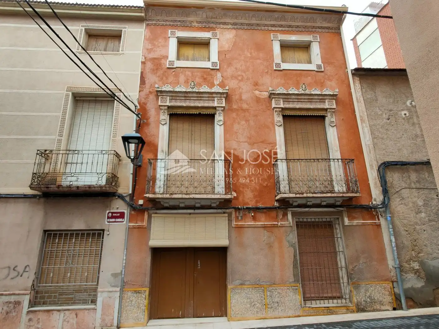 Vista exterior de Casa o xalet en venda en Aspe amb Terrassa, Traster i Balcó