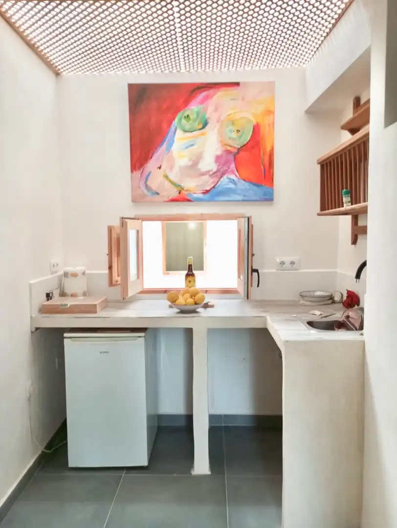 Kitchen of Ground floor for sale in Bornos  with Air Conditioner, Private garden and Furnished