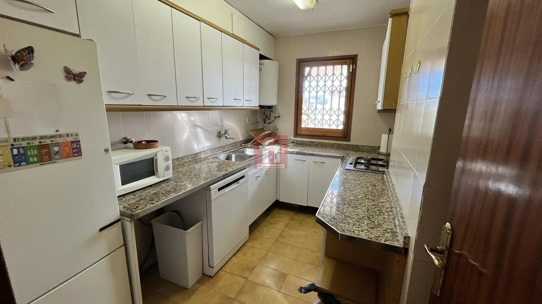 Cocina de Casa adosada en venta en Creixell con Balcón y Piscina comunitaria