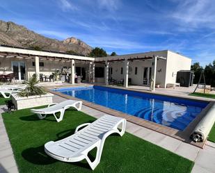 Swimming pool of House or chalet for sale in Abanilla  with Air Conditioner, Terrace and Storage room