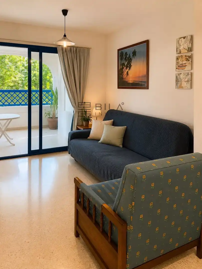 Living room of Flat for sale in Mijas  with Air Conditioner and Terrace