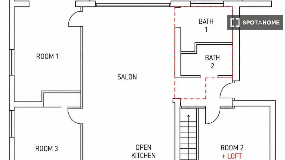 Apartament per a compartir en Sevilla amb Aire condicionat, Terrassa i Moblat