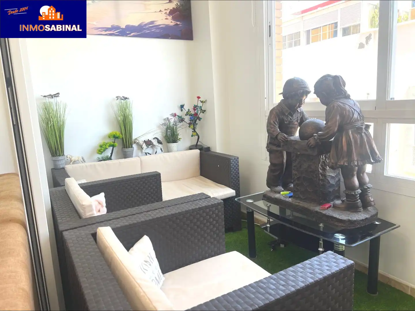 Terraza de Piso en venta en Roquetas de Mar con Amueblado