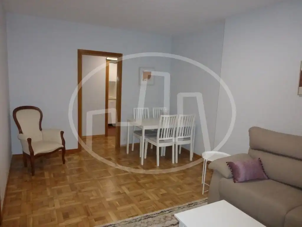 Bedroom of Flat for rent in  Pamplona / Iruña  with Heating, Parquet flooring and Furnished