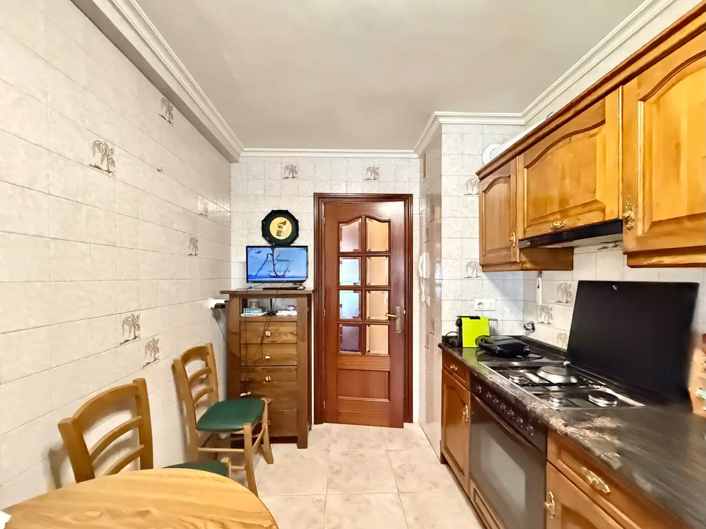 Küche von Wohnung zum Verkauf in Hondarribia mit Heizung, Abstellraum und Balkon