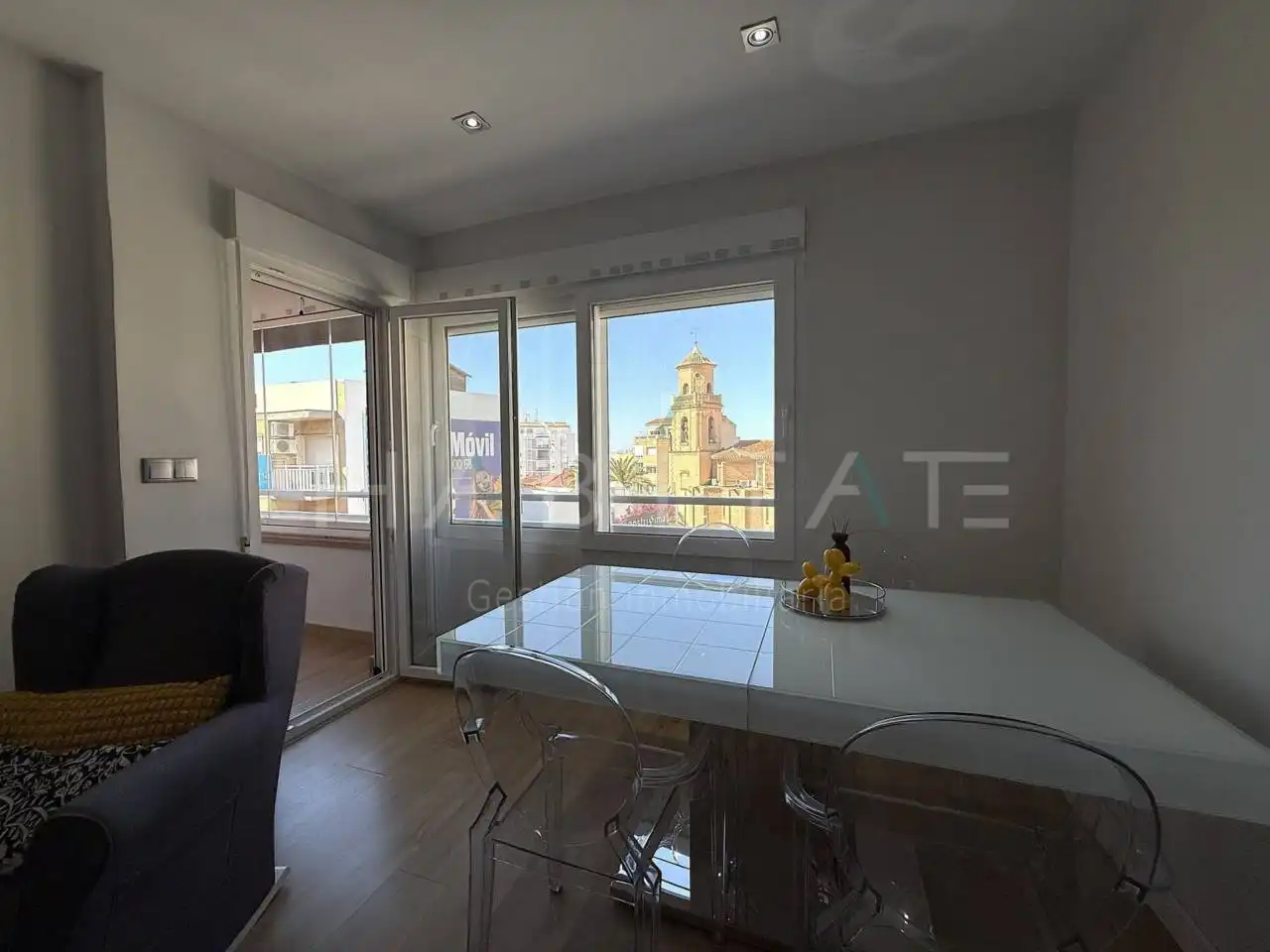 Comedor de Apartamento en venta en Pilar de la Horadada con Aire acondicionado, Amueblado y Balcón